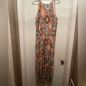 Cato Vibrant Sleeveless Maxi Dress